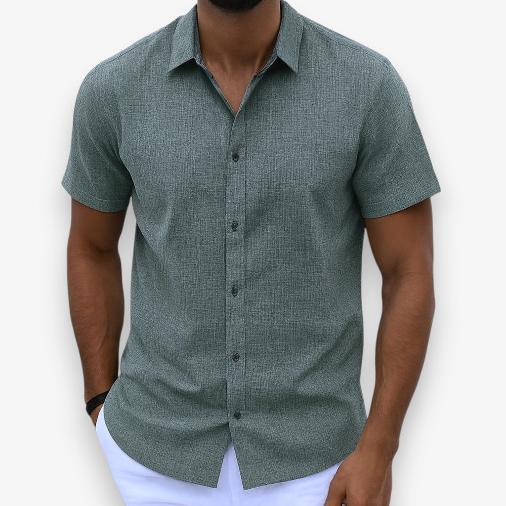 Max | Chemise Lin Manches Courtes
