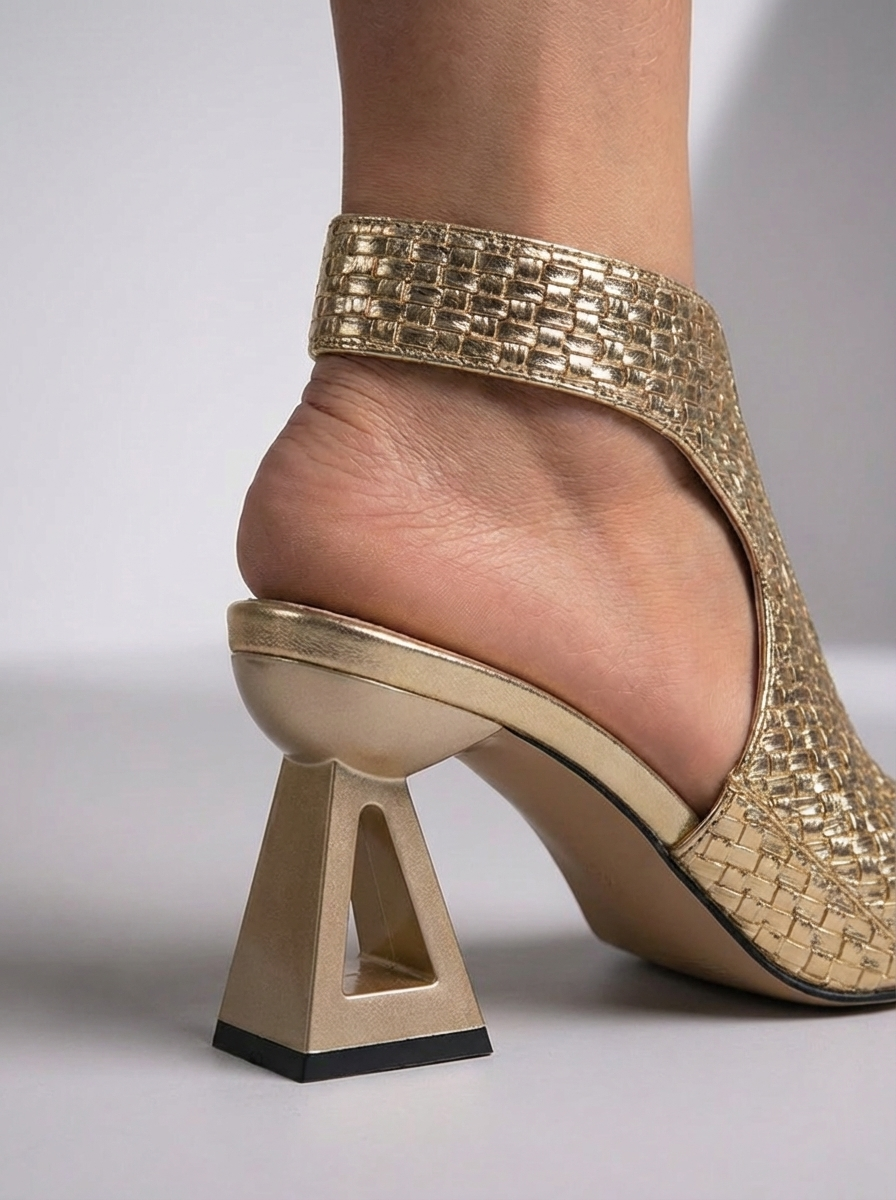 Aura | Escarpins tressés élégants au design sculptural