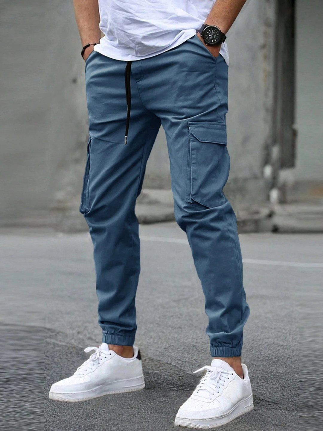 Adrien | Jogger Cargo Souple Style Moderne