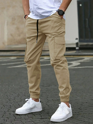 Adrien | Jogger Cargo Souple Style Moderne
