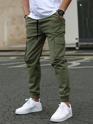Adrien | Jogger Cargo Souple Style Moderne