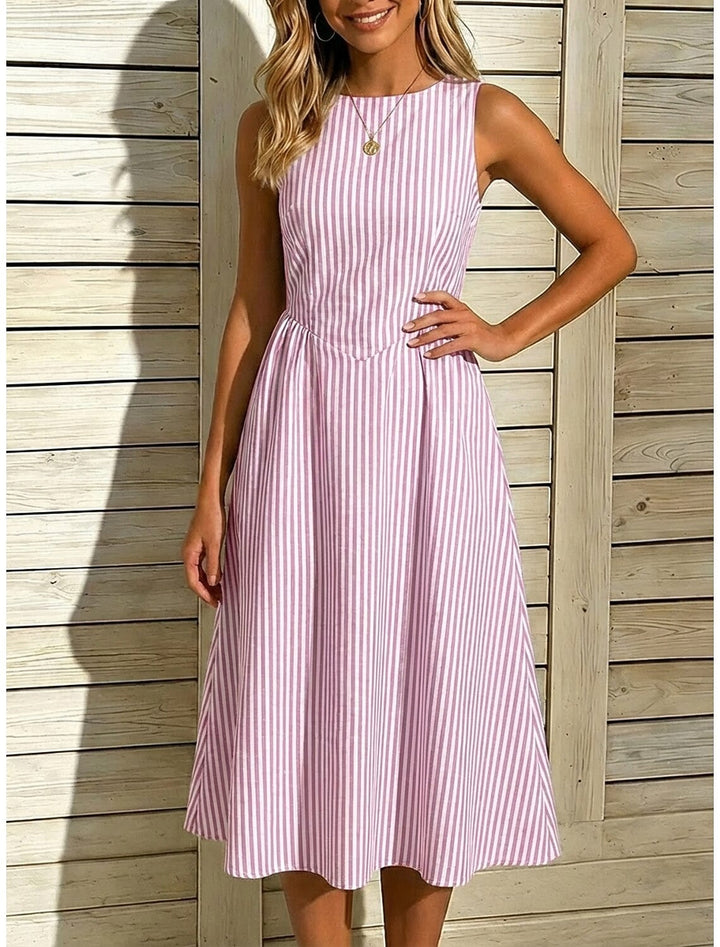 Denise | Robe Maxi Légère et Colorée
