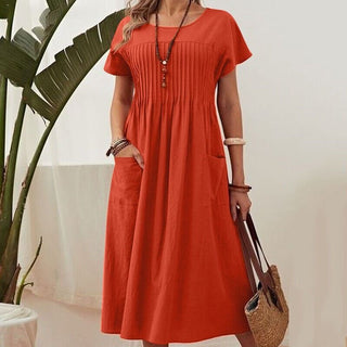 Elaya | Robe midi confortable et élégante