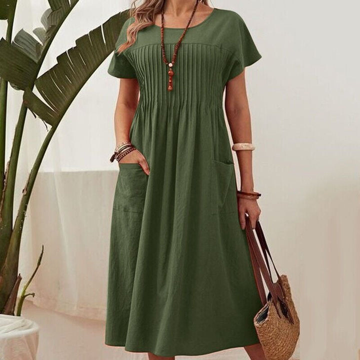 Elaya | Robe midi confortable et élégante