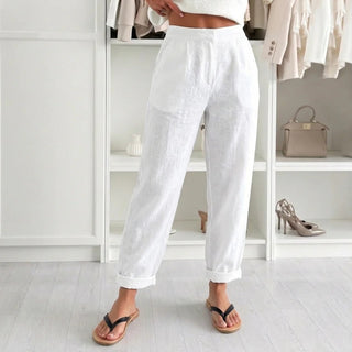 Caroline | Pantalon élégant à rayures avec poches
