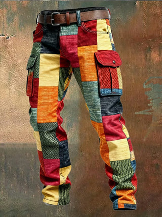 Thibault | Pantalon Cargo Patchwork Style Urbain
