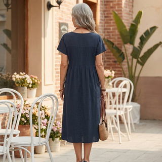 Elaya | Robe midi confortable et élégante