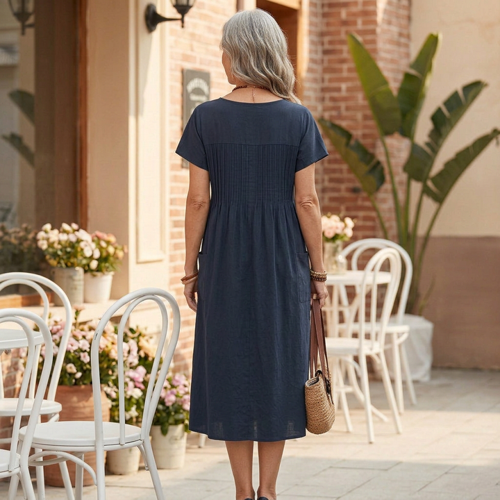 Elaya | Robe midi confortable et élégante
