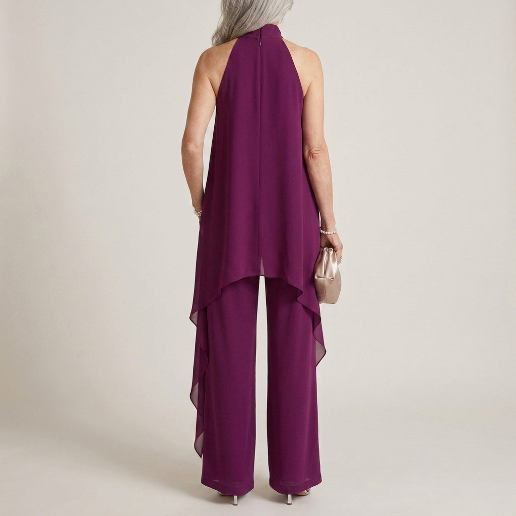 Viola | Ensemble élégant deux pièces à col halter