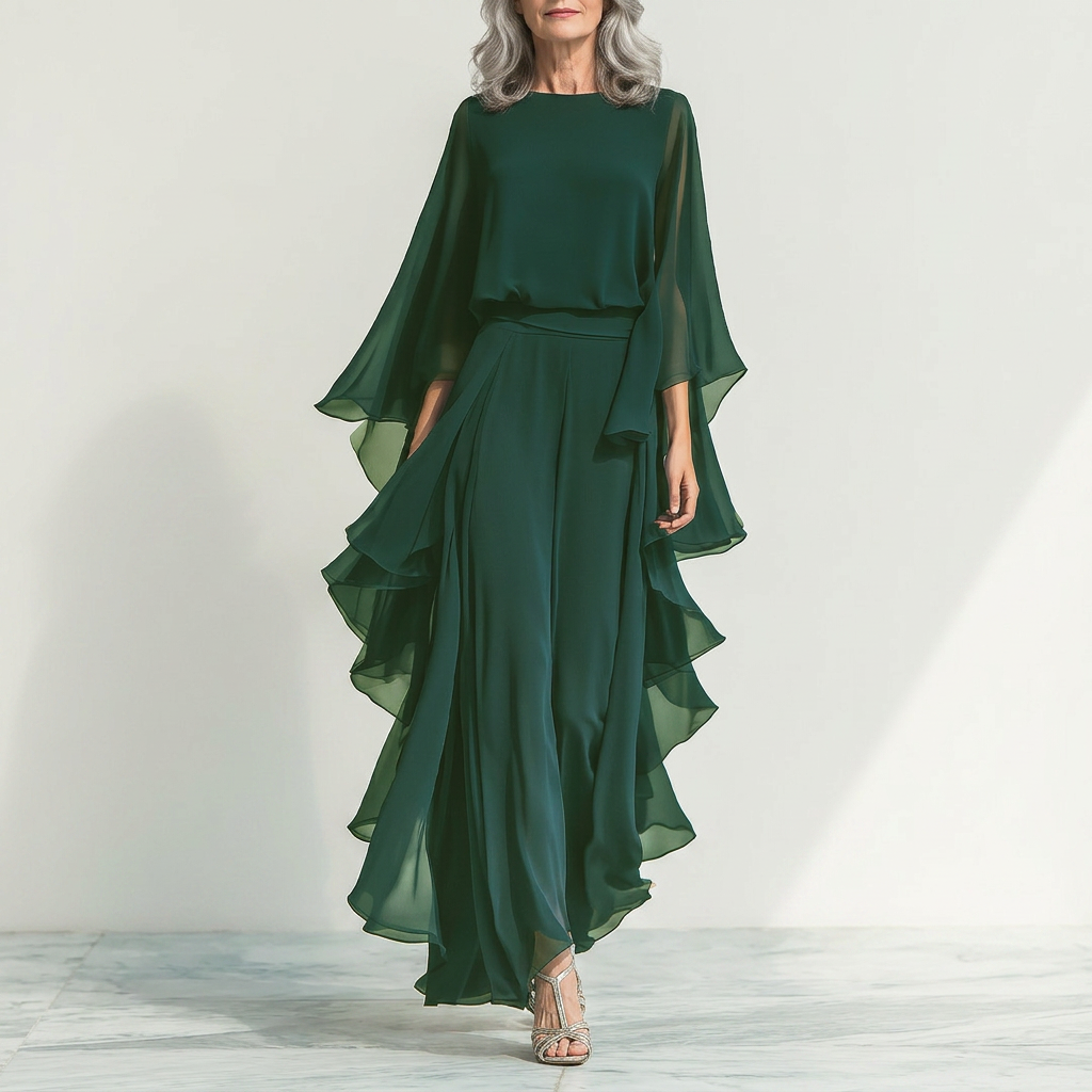 Cato | Ensemble élégant en mousseline au style raffiné