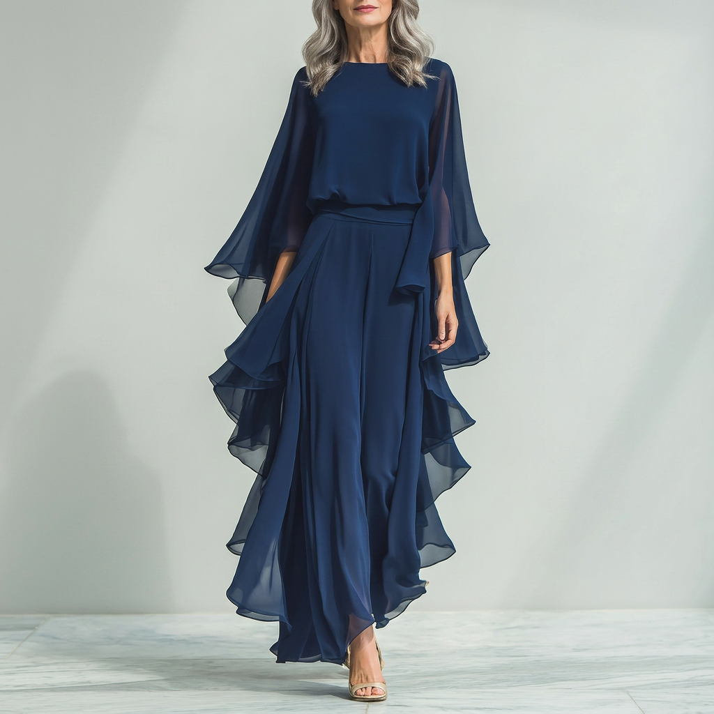 Cato | Ensemble élégant en mousseline au style raffiné