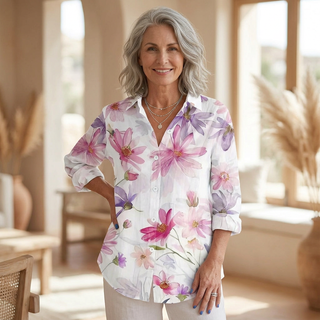 Bloom | Blouse élégante à imprimé coloré