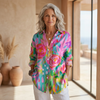 Bloom | Blouse élégante à imprimé coloré