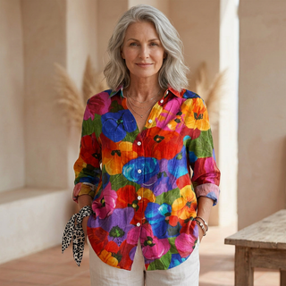Bloom | Blouse élégante à imprimé coloré