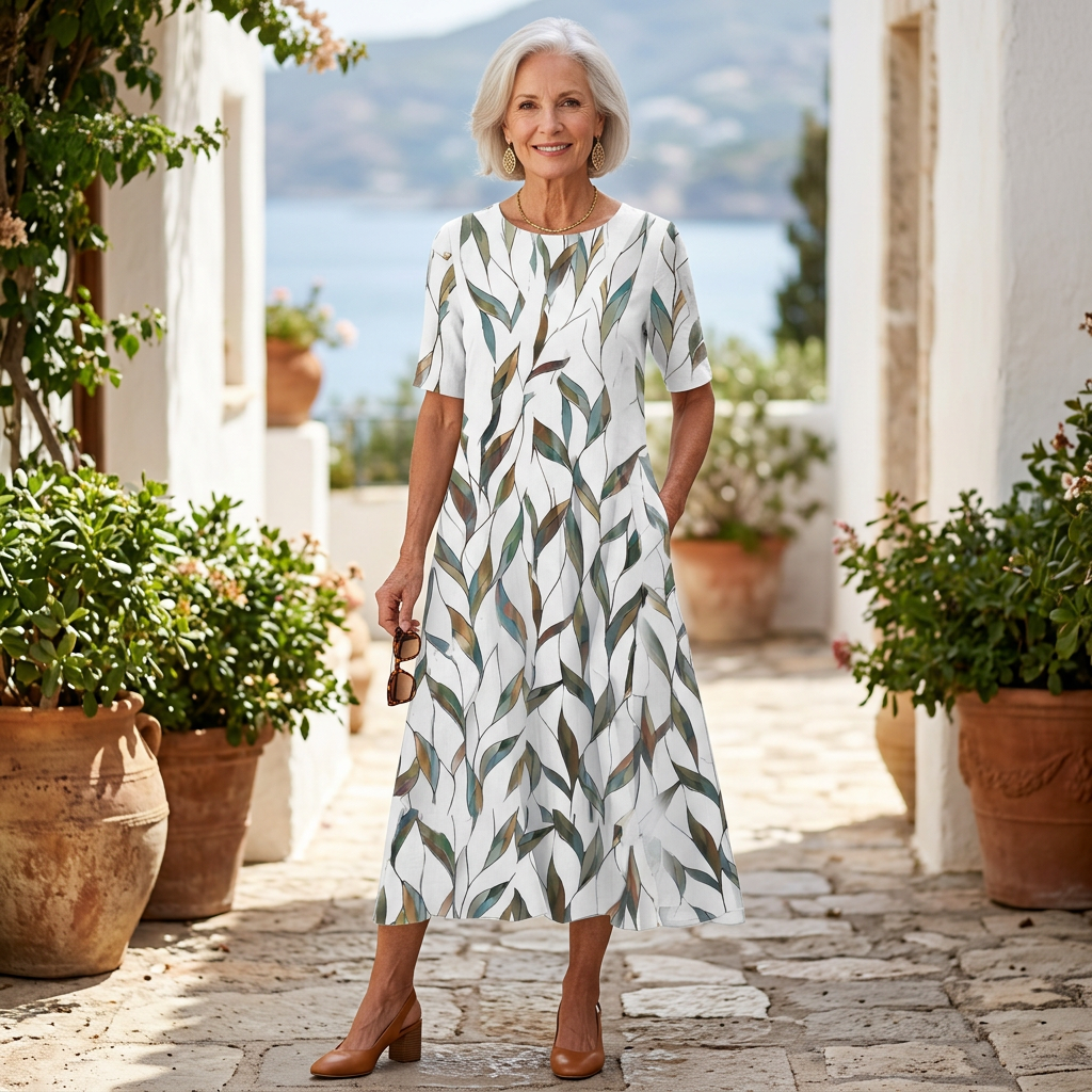 Summerly | Robe légère en coton à imprimé floral