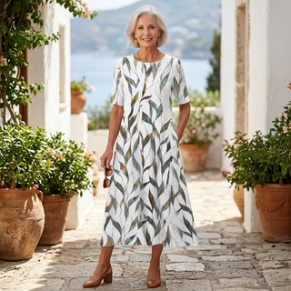 Summerly | Robe légère en coton à imprimé floral