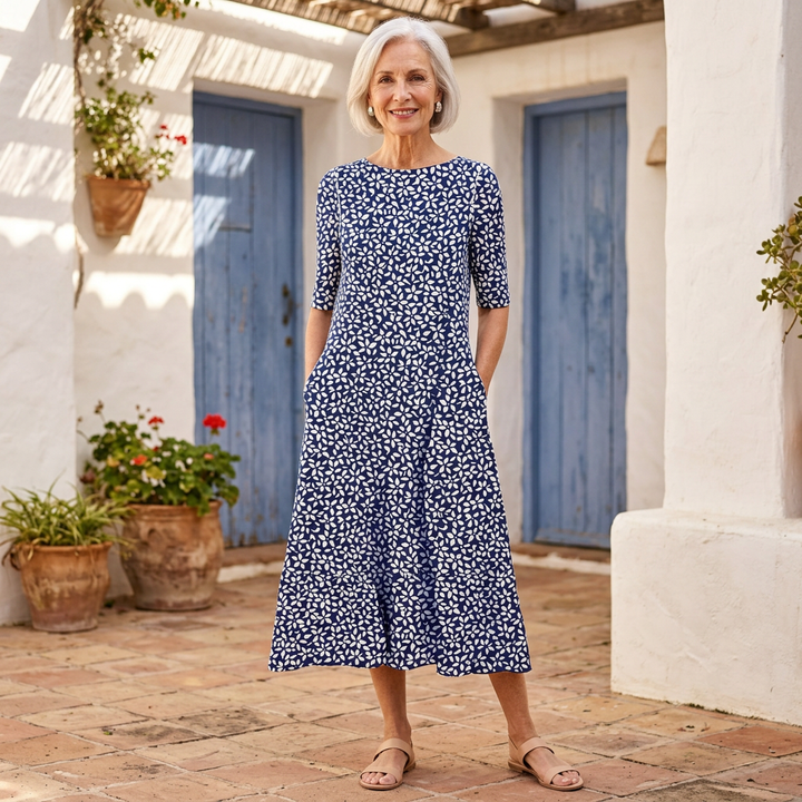 Summerly | Robe légère en coton à imprimé floral