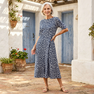 Summerly | Robe légère en coton à imprimé floral