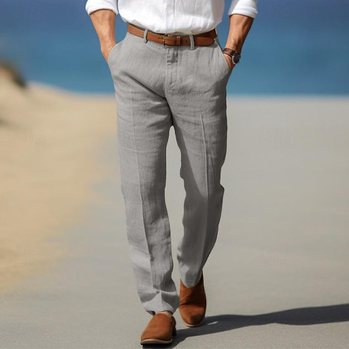 Benoît | Pantalon Luxe en Lin Premium Casual Chic